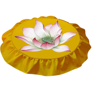 叩头打坐蒲团佛莲花座加厚圆形坐墩跪拜垫禅修垫套拆洗坐垫定制