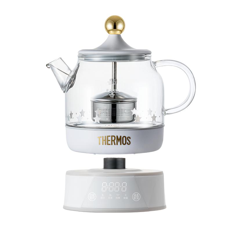 膳魔师迷你养生壶加厚玻璃茶壶家用小型全自动保温煮花茶多功能
