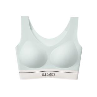 彗星天使无痕内衣女夏季少女美背一体式抹胸无钢圈聚拢运动文胸罩