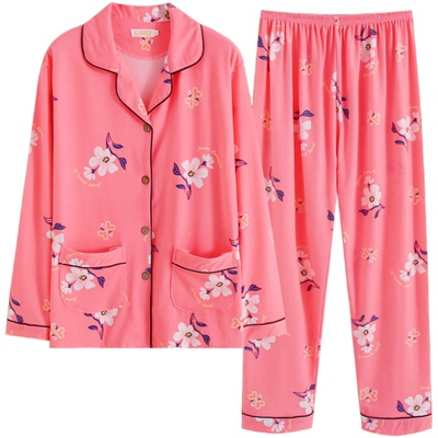 睡衣女纯棉骏星自然美家居服卡通