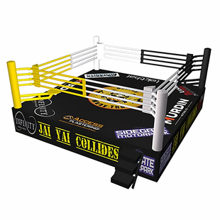 拳击擂台八角MMA标准搏击比赛格斗训练散打台式落地拳击台可定制