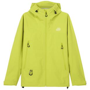 斯凯奇户外单层紫色冲锋衣女春夏季徒步防水防雨外套男登山服