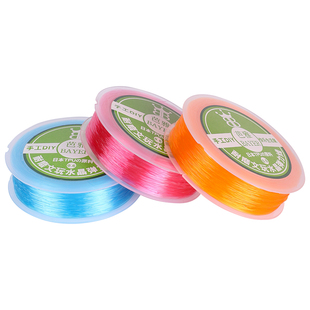 水晶弹力线进口文玩线绳透明超细弹力绳diy手链串珠绳翡翠串珠线