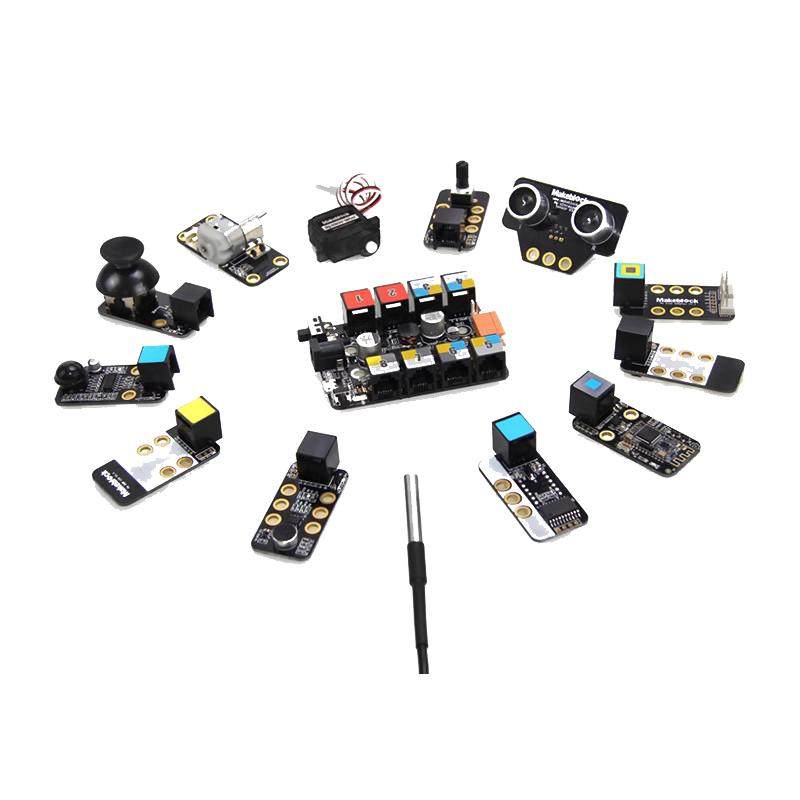 Makeblock mbot机器人各类电子传感器模块 RGB多路巡线颜色声音温度气体火焰光线人体红外超声波触摸摇杆模块