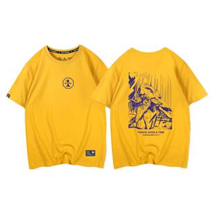 EVA短袖福音战士t恤男01号机周边衣服学生日系棉宽松动漫碇真嗣潮