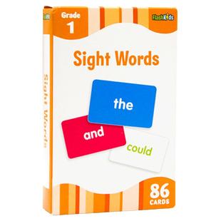 常见词闪卡 Sight Words Flash Kids Flash Cards 英文原版 Flash Kids 全英文版进口原版英语书籍 SightWords高频词