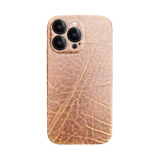 北美野真牛皮适用于苹果17系列15Promax手机壳14保护套13ProiPhone12ProMax iPhone16真皮疯马皮油蜡皮头层