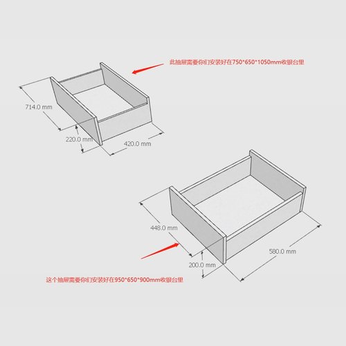 收银台商店前台组合收银柜