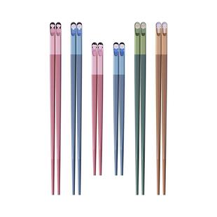 味家分餐合金筷子防滑防霉高档筷子耐高温一人一筷家庭用专人专筷