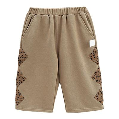 whitewheat不倒绒虎斑直筒长裤