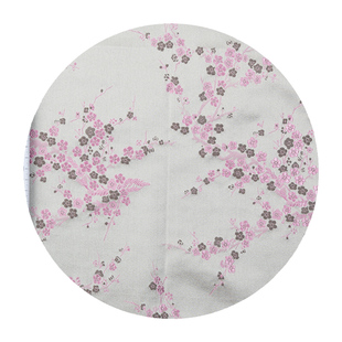 织锦缎一枝梅花三五仿真丝 手工布 提花旗袍唐装汉服工艺抱枕面料