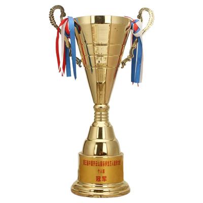 高档全金属奖杯奖牌足球冠军篮球田径运动会团体奖项大号金属奖杯
