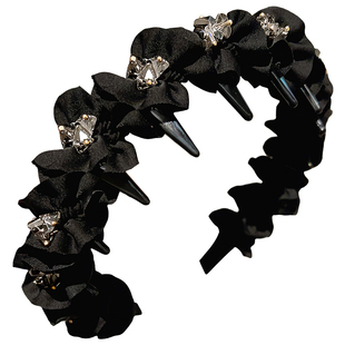 2026新款高颅顶发箍带齿防滑发卡女款高级感时尚洋气洗脸头箍发饰