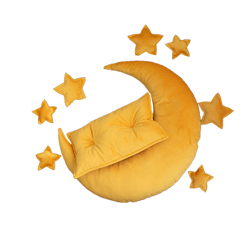 星月童话拍摄枕新生宝宝星星月亮搭配婴儿拍照摄影小飞新生儿道具