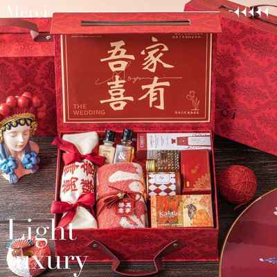 伴手礼女伴娘结婚实用奢送婚礼高档姐妹团手提众高级轻小回礼礼盒
