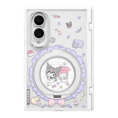 MASFEIL× 小恶魔好友适用三星GalaxyZFold8Wide手机壳磁吸带支架折叠屏阔fold7透明全包保护套防摔新款高档