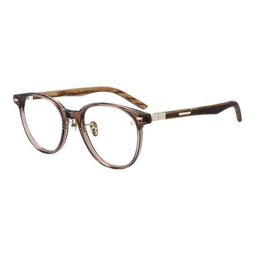 【26新品】木九十眼镜框方圆形时尚高级感木腿素颜镜MJ12FN1065