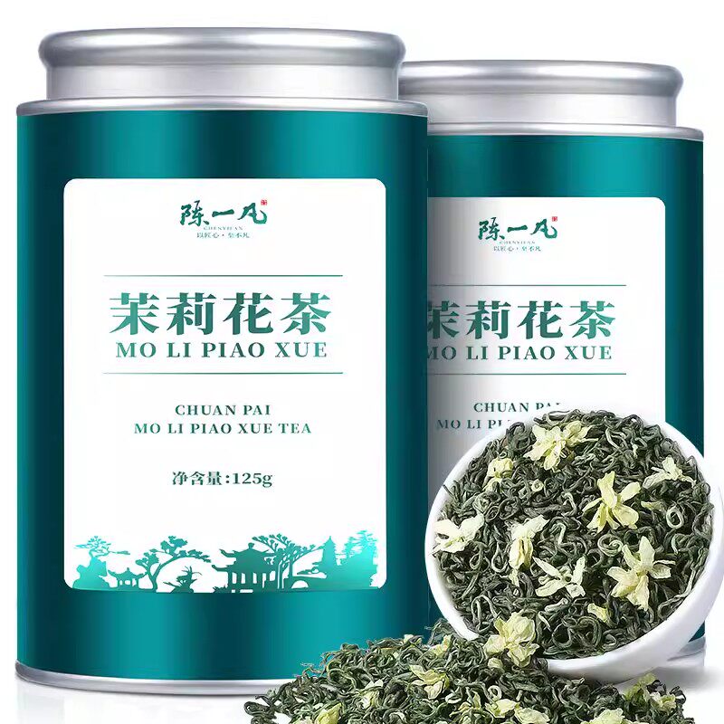 陈一凡特级川派茉莉飘雪 茶叶新茉莉花茶