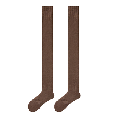 羊毛超长过膝袜子女加绒加厚超长