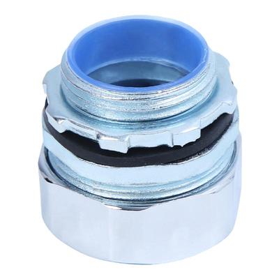 国标金属软管镀铬六角接头外螺纹