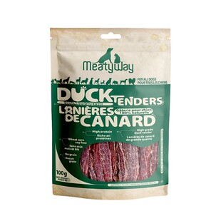 Meatyway爵宴狗零食鸭肉干宠物训练奖励零食鸡肉干鸭肉梨甘薯卷