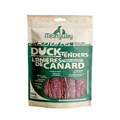 Meatyway爵宴狗零食鸭肉干宠物训练奖励零食鸡肉干鸭肉梨甘薯卷