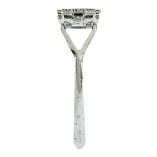 Leaf razor叶子剃须刀换刀片三层剃须刀刮胡刀光头神器（不锈钢）