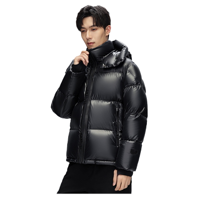 雅鹿情侣款加厚保暖鹅绒羽绒服