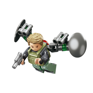 新款三角洲军事积木人仔盲盒抽抽乐益智拼装人偶武器装备套装玩具