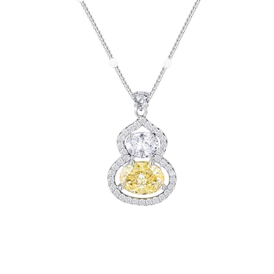 阿吉豆AJIDOU项链S925银吊坠首饰