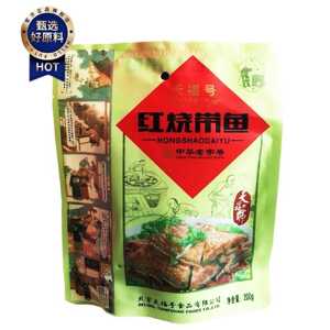 天福号中华老字号熟食北京特产红烧带鱼200g自立袋装真空包装