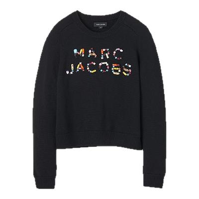 【新年特惠】MARC JACOBS/莫杰 KNITS MJ 羊毛彩色字母毛衣针织衫