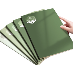 2025笔记本子ins风a4简约软皮b5中大学生大号考研专用软面抄软抄本记事本16k车线练习作业a5加厚高颜值缝线本