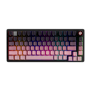 LEOBOG Hi75C黑莓侧刻铝坨坨机械键盘Gasket铝合金客制化套件游戏