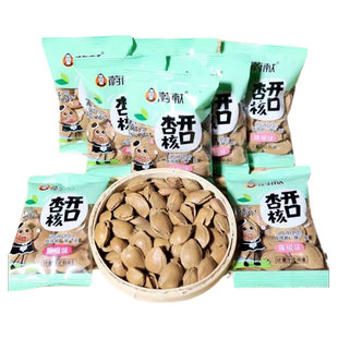蔚献开口杏核杏仁坚果小包装干果小白杏孕妇休闲零食小吃南北杏