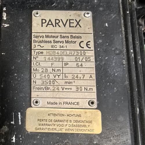 议价PARVEX伺服电机 HD840 ELR7300
