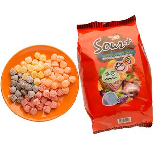 马来西亚酸砂qq软糖一百份果汁进口橡皮糖零食喜糖酸糖
