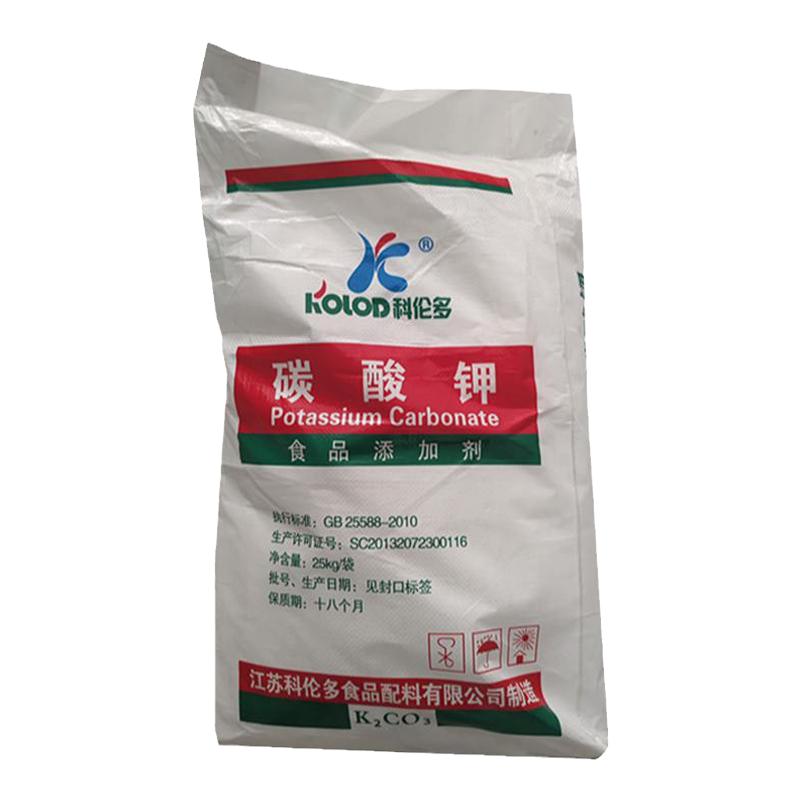 食品级碳酸钾面制品改良剂 钾碱 烘焙糕点面包膨松剂科伦多25公斤
