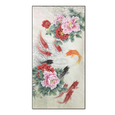 大幅六尺熟宣纸工笔画白描底稿
