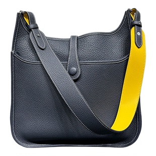 小众设计2025新款女包高品29TC荔枝纹头层牛皮单肩斜挎包