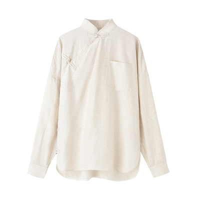 COMMON VALUE「 禅 Pāra 」丝麻斜襟改良中式上衣
