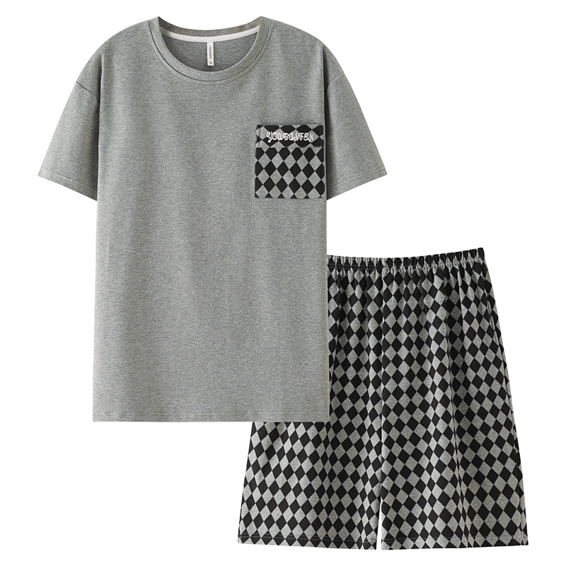 亲子睡衣夏季薄款一家四口家居服