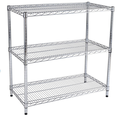 厨房置物架三层不锈钢