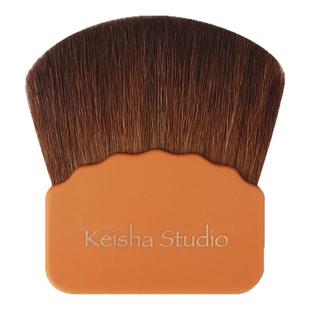 正品keishastudio马毛e大饼粉饼腮红刷定妆化妆便携刷一支送盒子