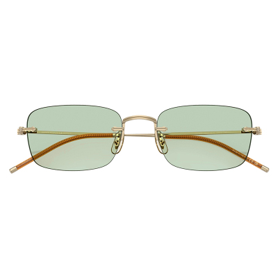 OliverPeoples超轻纯钛无框墨镜