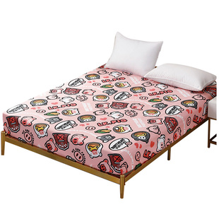 纯棉单件床笠全棉卡通床罩儿童床包四季款褥套席梦思榻榻米保护套