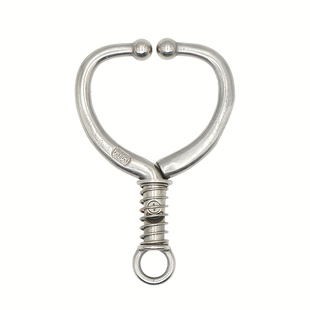 牛鼻圈牛鼻环大号牛鼻钳不锈钢金属牛鼻牵引钳夹子免打孔养牛设备