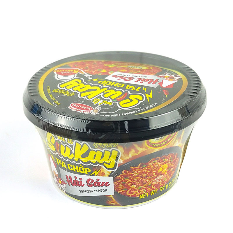 越南进口辣海鲜风味火鸡面97g*3碗