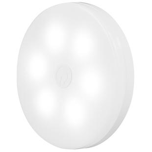 免布线人体感应灯家用走廊过道衣橱柜光控自动智能充电LED小夜灯