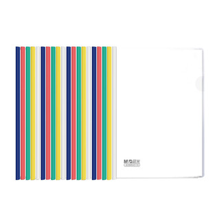 晨光抽杆夹文件夹透明插页a4拉杆夹加厚固定书夹子抽干夹小学生专用试卷收纳整理夹资料夹档案夹办公用品文具